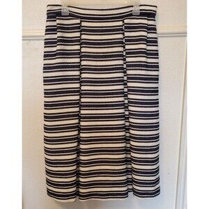 Whistles Ivy Stripe Midi Skirt | Size 12/16/44 | New with Tags